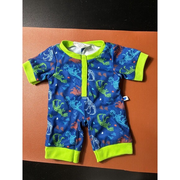 Build a Bear Workshop Blue Dinosaur Sleeper For Plush Teddy Bear Toy Sleepwear 3 - Picture 1 of 2